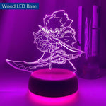 Figurine Sung Jin-Woo Lumière Led 3D