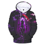 Hoodie Solo Leveling Full Print Ashborn