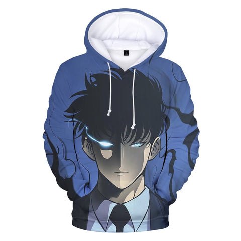 Hoodie Solo Leveling Full Print Sung Jin-Woo